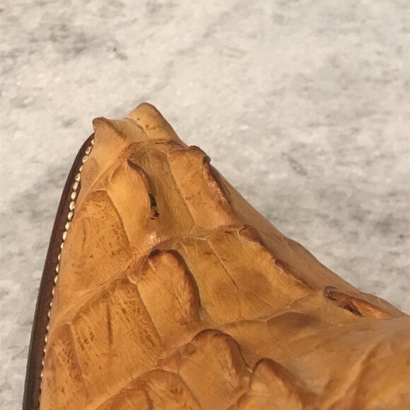 Lucchese Caiman Tail Hornback Boots Mens Size 12 D Cowboy Western 2000 Buffalo - Picture 6 of 15